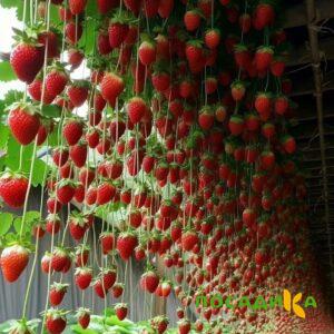 Клубника ампельная Анастасия купить по цене от 370р. в интернет-магазине «Посадика» с доставкой почтой в в Нефтегорске и по всей России – [изображение №1].